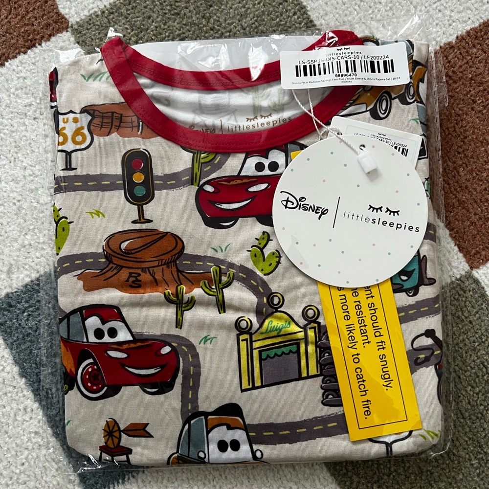 Little Sleepies Radiator Springs PJs NIB